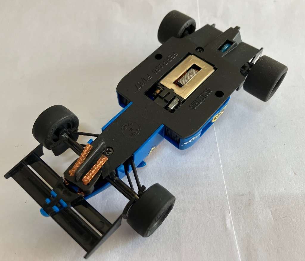 CHRISTMAS IN JUNE - Spanish Scalextric Ferrari F1/87 - BLUE