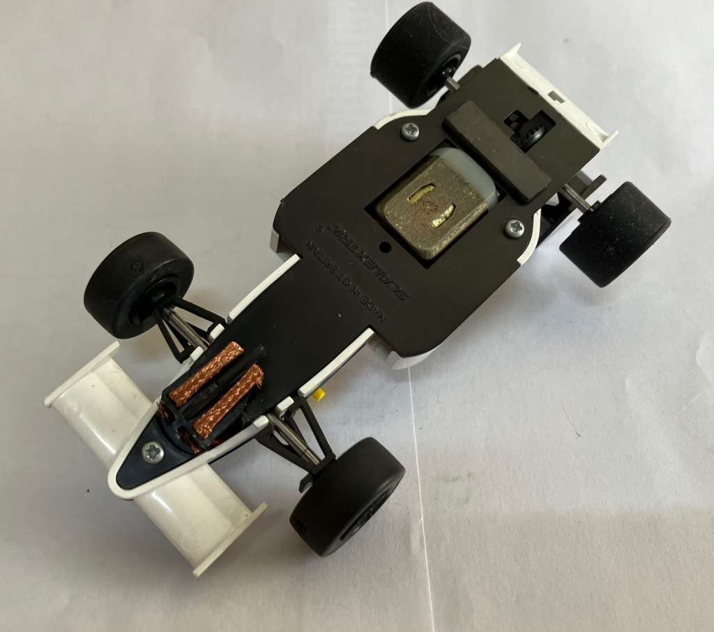 Scalextric Williams FW11 no 5 - Nigel Mansell (yellow mirrors)