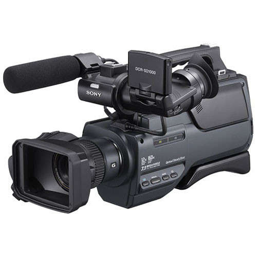 Sony DCR-SD1000E Handycam Shoulder-Mount Flash Memory PAL Camcorder
