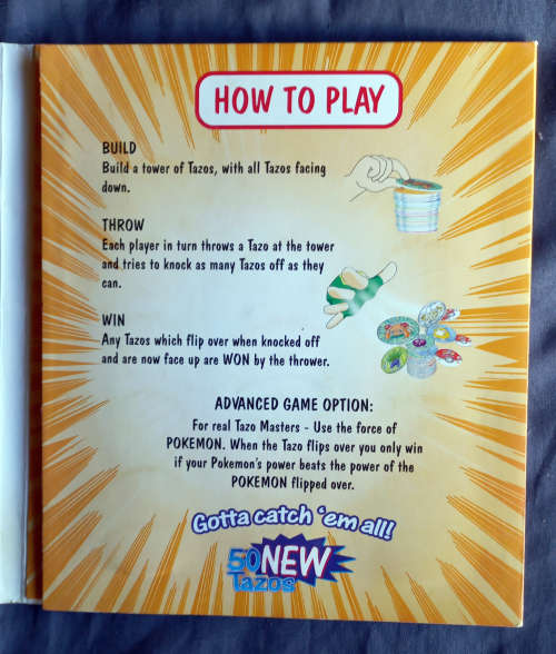 Complete Pokemon Tazos 2 Album and Tazos