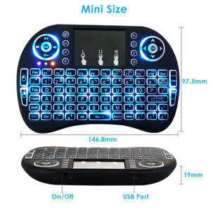 Backlit Mini Wireless Keyboard / Mouse Combo