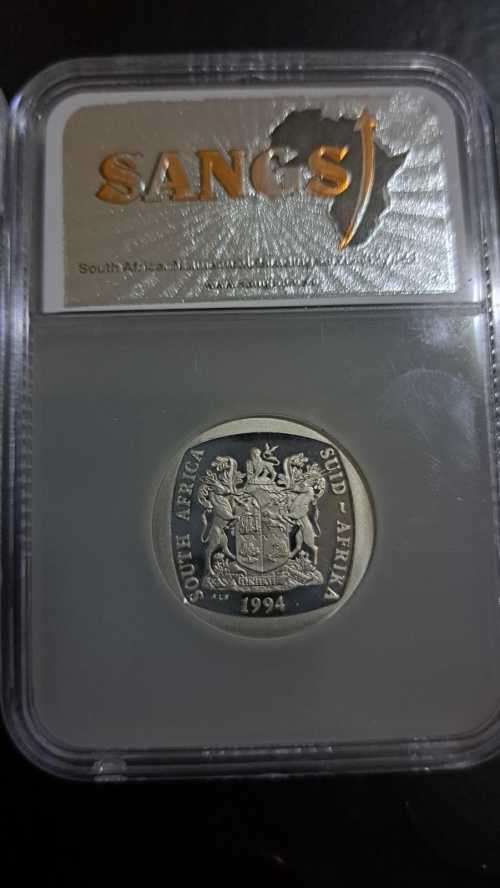 2 X 1994 R5 INOGURATION COINS PF67 SND PF68 GRADED