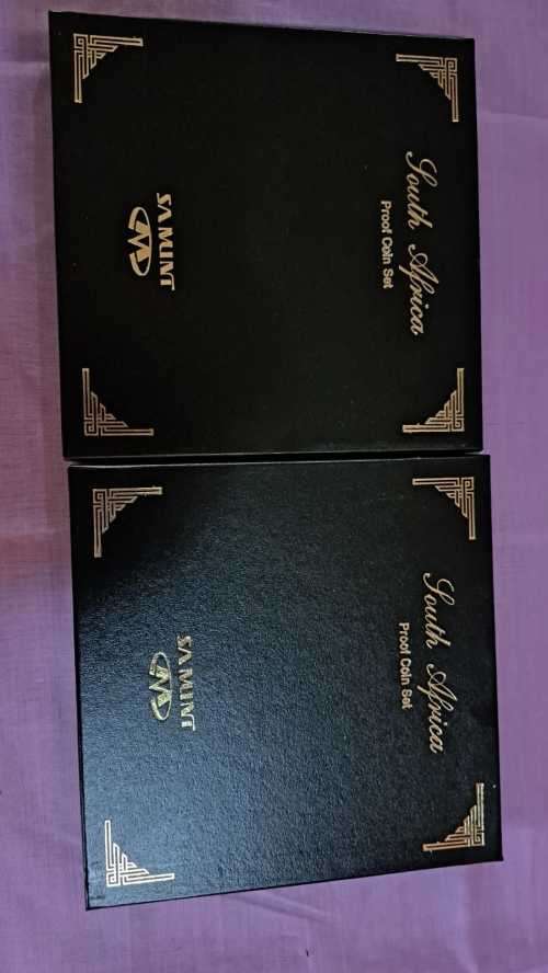 2 × YEAR 2000  PROOF SETS IN SA MINTBOXES