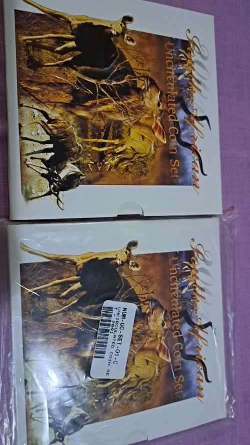 2×  2001 BRILLIANT UNCIRCULATED SA SETS