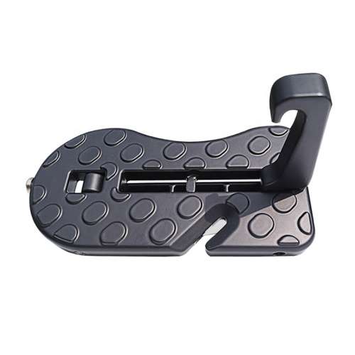 Car Doorstep Vehicle Rooftop Door Step Hook With Safty Hammer, Seatbelt Cutter, Car Antislip Stopper