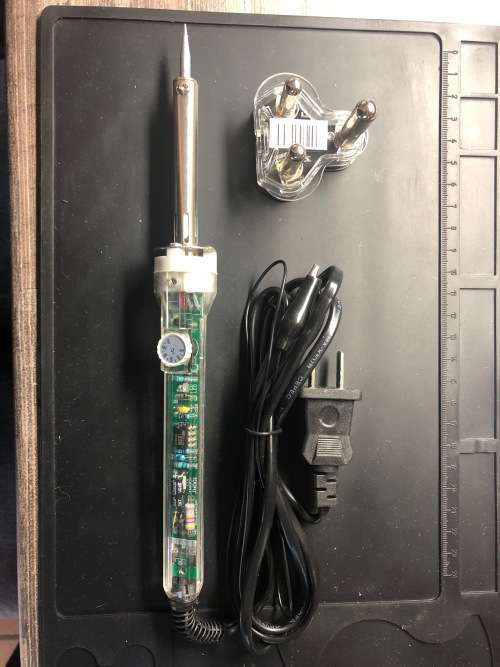 60 Watt Temperature controlled soldering iron (SA plug included)