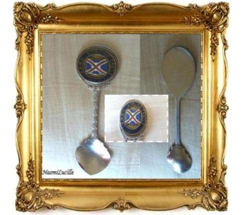 *****LOVELY OLD  VINTAGE COLLECTIBLE RMMV STIRLING CASTLE TEASPOON*****