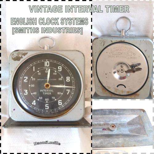 VINTAGE INTERVAL TIMER ENGLISH CLOCK SYSTEMS MADE IN GREAT BRITAIN [DIV. OF SMITHS INDUSTRIES]