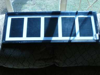 ****5 PICTURE FRAME WITH GLASS BEAUTIFUL- 655 MM X 230MM!!****