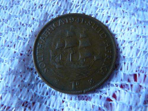 !!! 1941 - 1D - SUID AFRIKA - SOUTH AFRICA - GEORGIVS VI REX IMPERATOR !!!