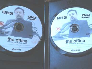 ***DOUBLE DVD SET - THE OFFICE - THE COMPLETE FIRST SERIES - BBC - DISC ONE AND DISC TWO