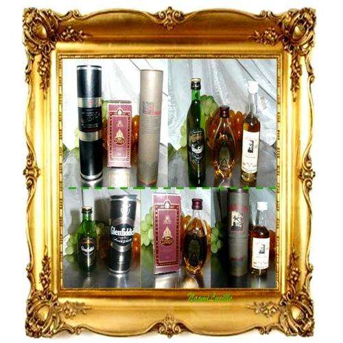 GLENFIDDICH,DIMPLE & ABERLOUR SCOTCH WHISKY MINIATURES-SEALED,ORIGINAL BOXES & LIDS. BID 4 ALL!!