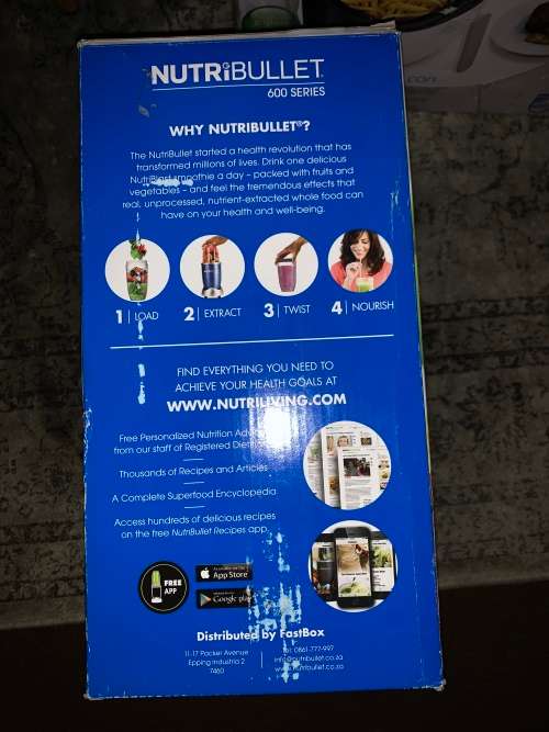 Nutribullet 600W 8 Piece Blender - Blue