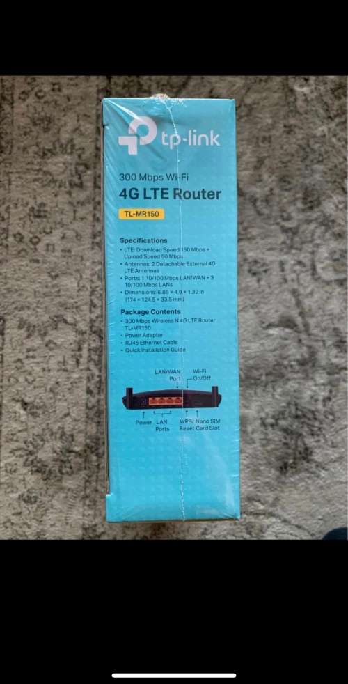 *Brand New* TP-Link TL-MR150 300MBPS Wireless N 4G LTE Router (SIM card supported)