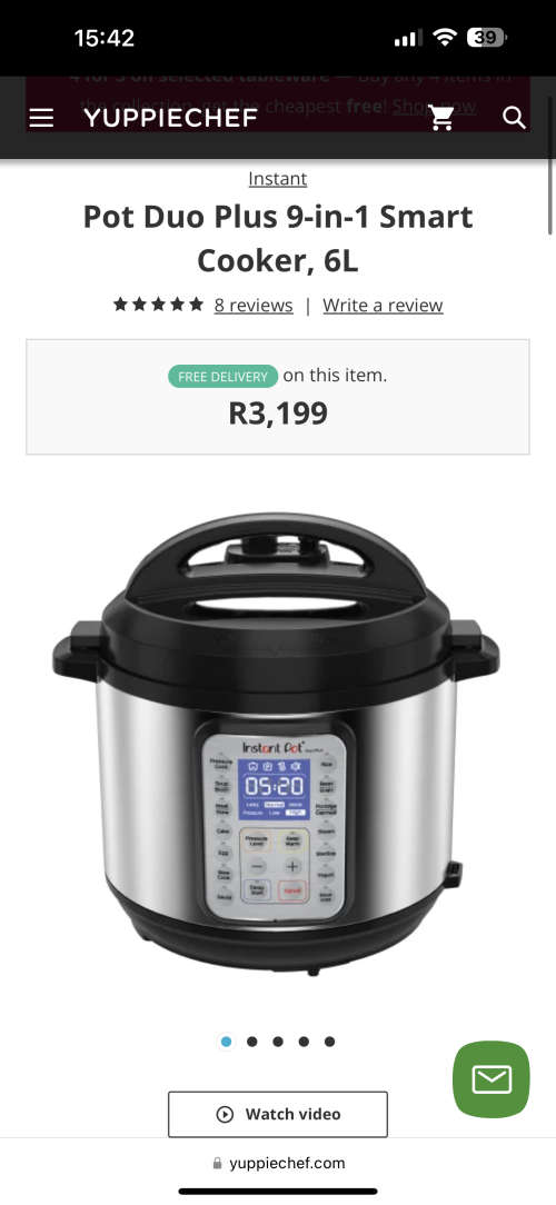 Instant Pot Duo Plus 9-in-1 Smart Pressure Cooker (6L) (Brand New)