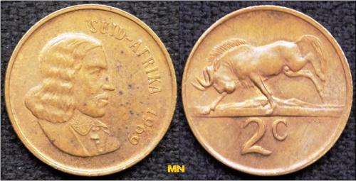 2c - Two cent - 1969 Afrikaans