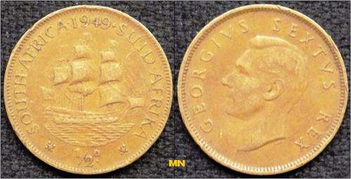 1/2d - Half penny - 1949