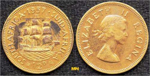 1/2d - Half penny - 1957