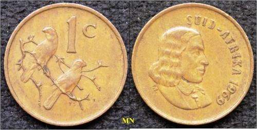 1c - One cent - 1969 - Afrikaans