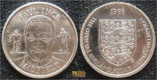 Token - Sainsbury`s Official England Squad 1998 Paul Ince