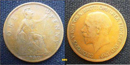 1930 one penny Britain