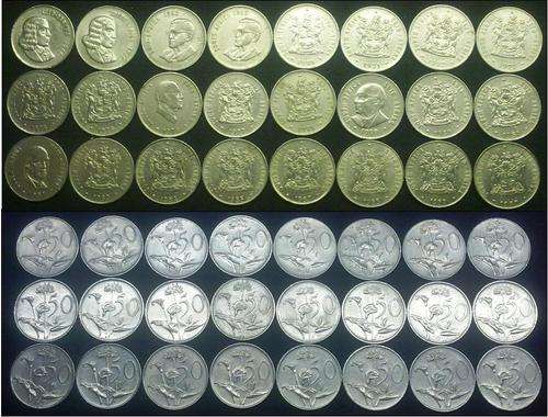 50c set. 2nd desimal series. (On auction for 5 days only)