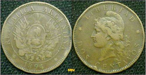 Argentina - Dos Centavos 1894