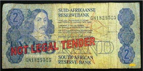 R2 - Two rand note - Gerhard de Kock - #GN 1825303