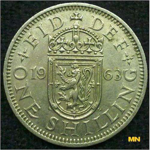 Scotland - One Shilling - 1963