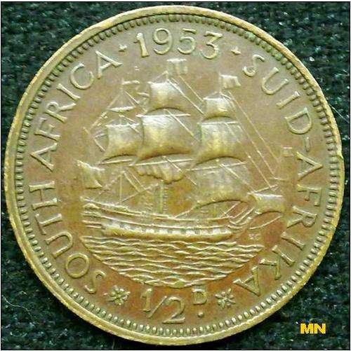 1/2d - Half Penny - 1953