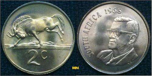 UNC - 2c - Two cent - 1968 - English