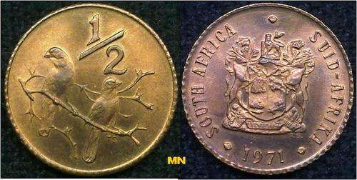 UNC - 1/2c - Half cent - 1971
