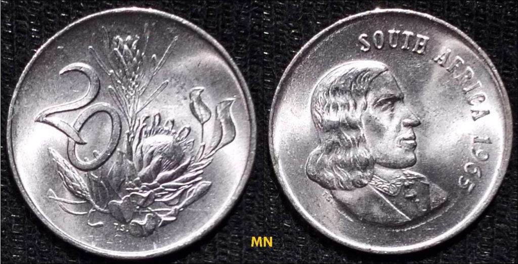 20 Cents English Legend - SOUTH AFRICA - 1965
