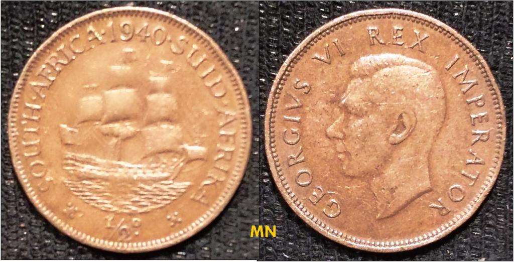 South Africa ½ Penny - George VI - 1940