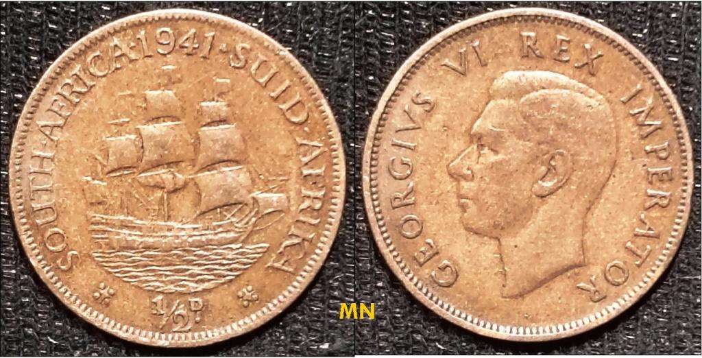 South Africa ½ Penny - George VI - 1941