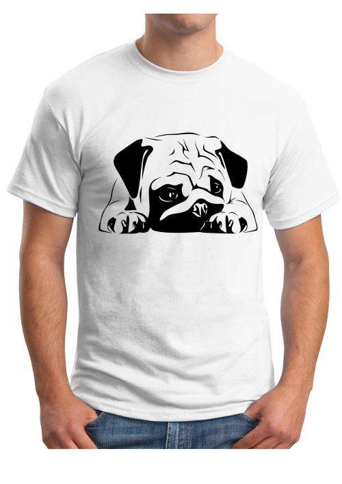 T-shirt - Pug (white)