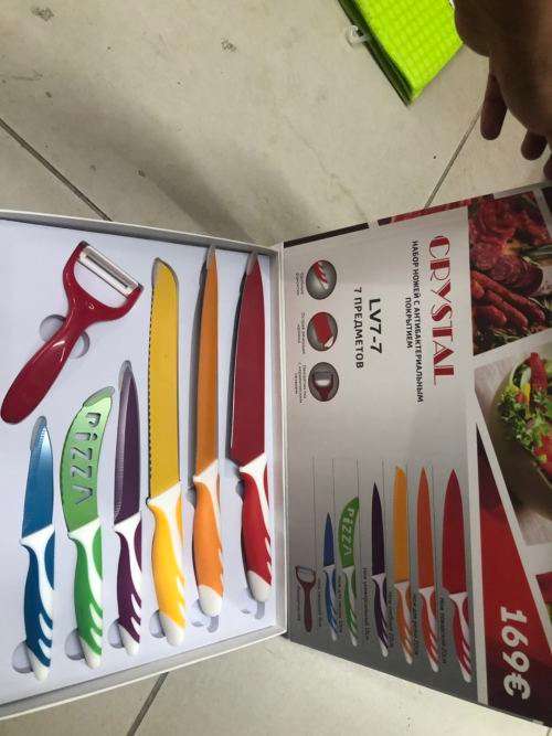 High Quality High Non-Stick Stainless Steel kitchen knife set