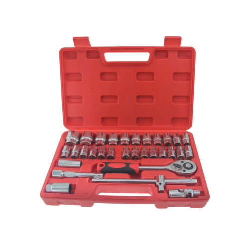 SATAGOOD 32pcs Ratchet Box Socket Set Box Set Spanner Set Wrench Set Tools Set