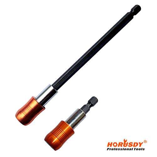 Shopystore Horusdy 2 Pcs Drill Bit Screwdriver with Hex Socket Magnetic Adaptor