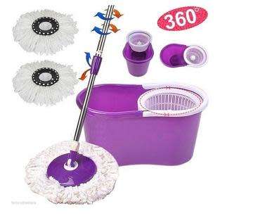 MAGIC MOP WITH BUCKET ROTATING 360 DEGREES