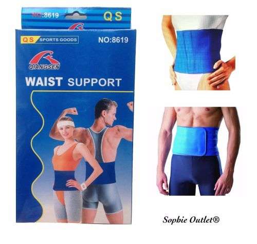 Neoprene Waist Support Lower Back Pain Belt Brace Body Lumbar Control Sports UK