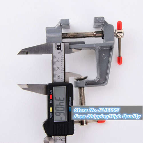 Mini Table Bench Vise 3.5" Work Bench Clamp Swivel Vice Craft Repair Tool