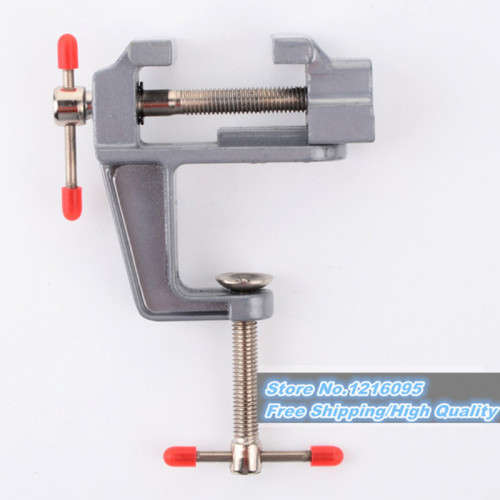 Mini Table Bench Vise 3.5" Work Bench Clamp Swivel Vice Craft Repair Tool