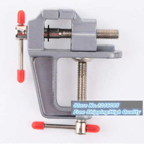 Mini Table Bench Vise 3.5" Work Bench Clamp Swivel Vice Craft Repair Tool