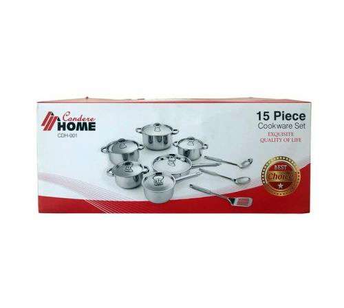 Condere Pots 15 - Piece Cookware Set