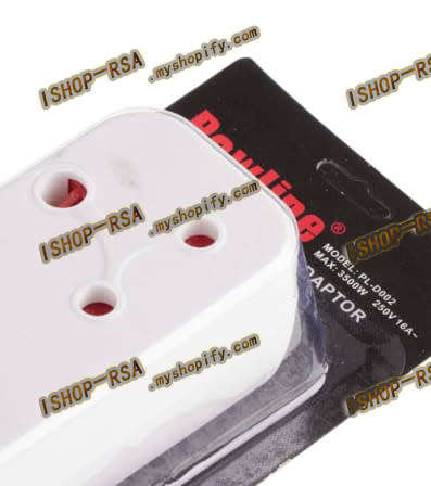 Powline Multi-plug with 2 USB Ports Pl-D002