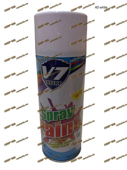 V7  400ml Spray Paint - White V7052-40
