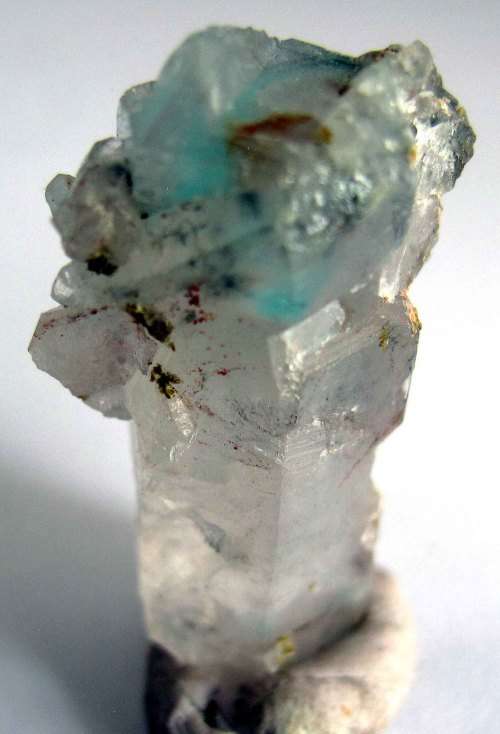 Ajoite, Hematite & Epidote in Quartz, Messina Copper Mine, Limpopo Province, South Africa