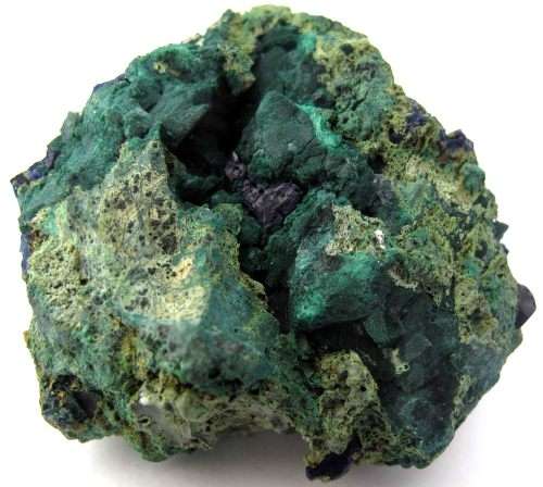 Azurite Pseudo Malachite Cluster, Tsumeb Mine, Namibia
