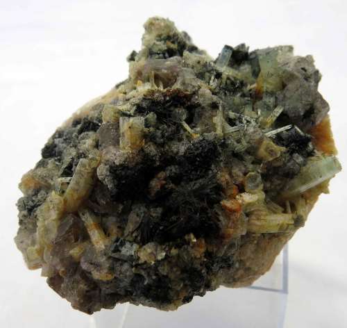 Aquamarine & Acicular Schorl Cluster, Erongo, Namibia